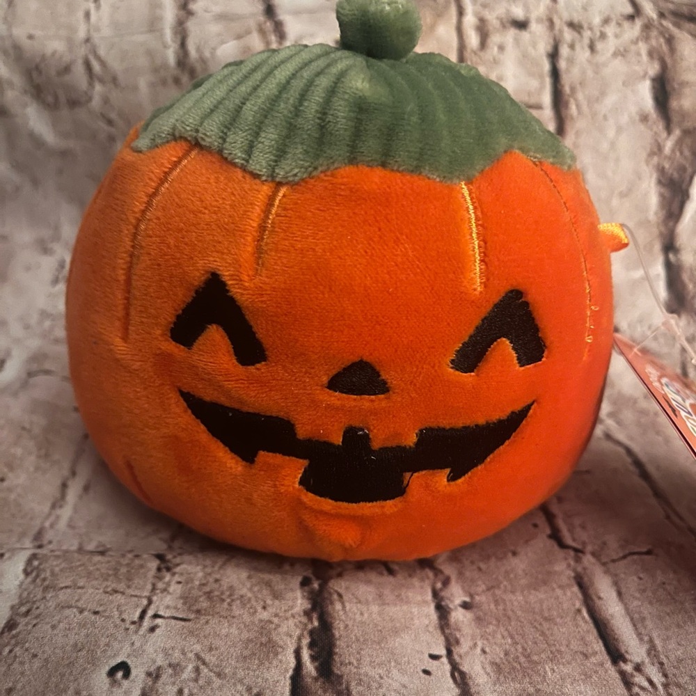 Squishmallows Paige the Pumpkin PLUSH Halloween Squishmallow 4.5" NEW NWT Mini